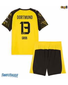 Borussia Dortmund Pascal Gross #13 Echipament de Fotbal Replică 2025-26 Copii Acasa (+ Șorturi)